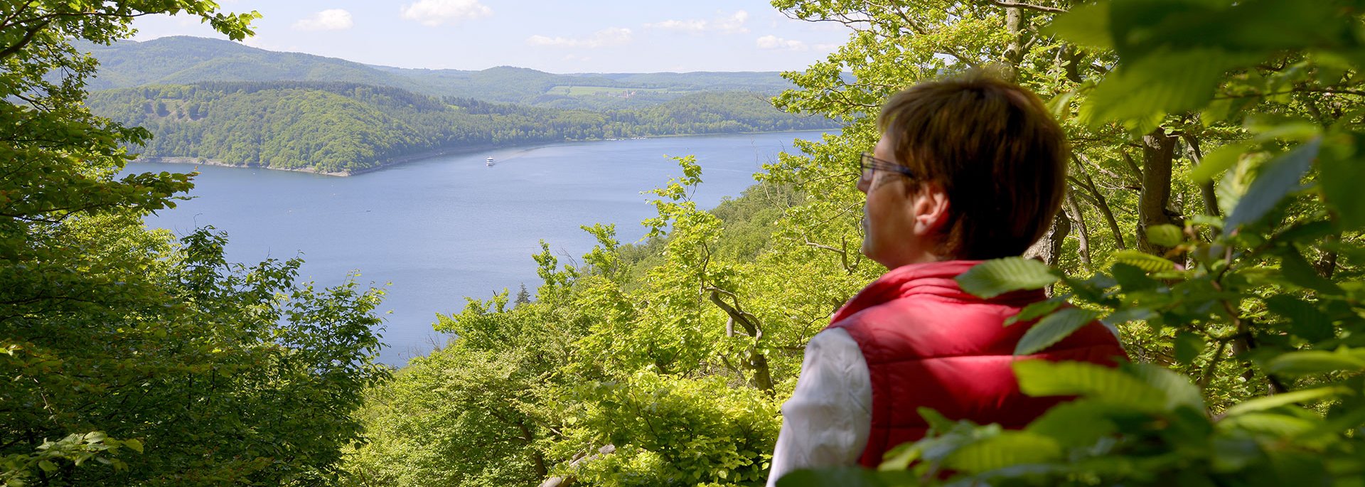 Ausblick auf den Edersee